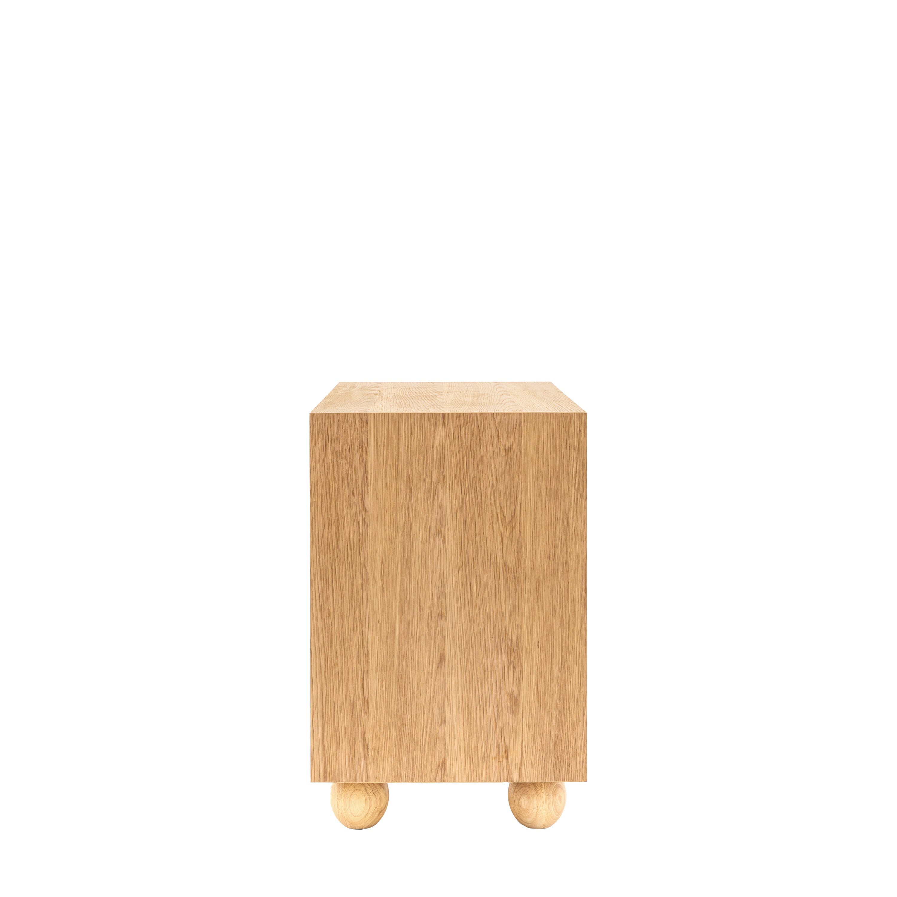 Sirena Geometric Natural Oak Wood Sideboard | Small